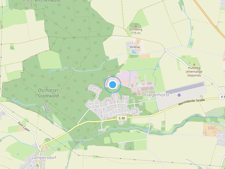 Lageplan: Otto-Lilienthal-Stra&szlig;e 23, 04758 Oschatz