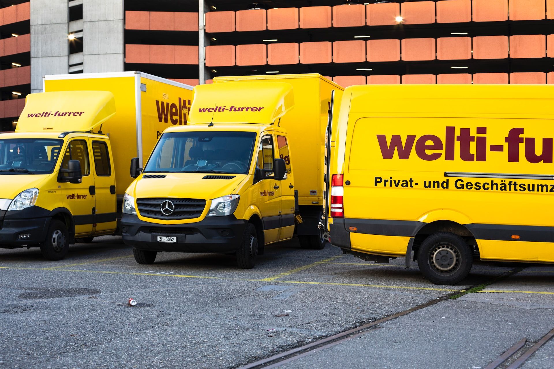 Transporter einer Fahrzeugflotte
